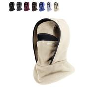 Unisex Winter Balaclava, Warm Face Cover, Windproof Thermal Warmer, Full Head Cover with Detachable Mask for Outdoor Sports (D)