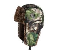 Unisex Winter Beanie Warm Trooper Trapper Hat with Ear Flaps Windproof Faux Fur Camo Hunting Hats Outdoor Ski Snow Cap Head Warmer