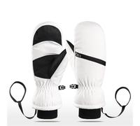 Unisex Winter Warm Ski Snowboard Motorcycle Cycling Gloves Waterproof Thermal White XS