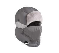 Unisex Winter Warm Trapper Hat with Ear Flaps and Removable Face Mask Ushanka Russian Hat 3 in 1 Ski Cap Full Cover Neck Warmer Earflaps Hats Windproof Thermal Hunting Skiing Cycling Cold Weather Hat