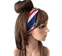 Unisex Workout Outdoor Sport Headbands British Flag Union Jack Hair band Tie Knot Headwear Multifunctional Bandana (Union Jack Flag, One Size)