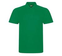 Unisex Workwear Polo T-Shirt 220 GSM | Cotton Polyester Blend | Heavy Duty Durable Polo Tee | Ribbed Collar Smart Fit | Office Uniform T-Shirt | Casual & Corporate Wear Kelly Green
