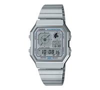 Unisex Wristwatch CASIO A-130WE-7AEF Stainless Steel Gray Chrono Timer Alarm