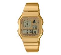 Unisex Wristwatch CASIO A-130WEG-9AEF Stainless Steel Golden Chrono Timer Alarm