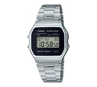 Unisex Wristwatch CASIO A-158WEA-1EF Digital Stainless Steel Black VINTAGE