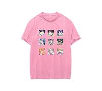 Unisex Yarichin Bitch Club T-Shir Ayato Yuri Fashion Casual Printing Round Neck Couple Tee