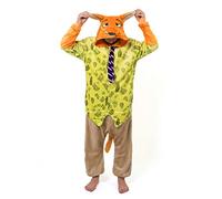 Unisex ZOOTOPIA Nick Fox Judy Rabbit Sloth Onesie Fancy Dress Costume Hoody Pyjama Sleep wear Carnival Costume Nick, M(height 160cm-170cm)
