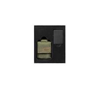 Unisex's OD Green Tactical Pouch and Black Crackle Windproof Lighter Gift Set, One Size