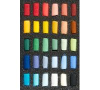 Unison Colour Soft Pastel Hand Made 30 Half-Stick Set