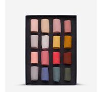 Unison Colour : Soft Pastel : Portrait Set of 16 Half Sticks