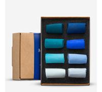 Unison Colour : Soft Pastel : Set of 8 Half Sticks : Blue