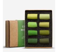 Unison Colour : Soft Pastel : Set of 8 Half Sticks : Green