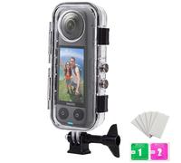 UnisonPet 131FT/40M Waterproof Case Only for Insta360 X4, Underwater Diving Protective Housing Shell for Insta360 X4 Action Camera with Bracket Accessories