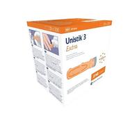 Unistik 3 AUAT1014 Single Use Safety Lancet, Extra Depth, Pack of 200