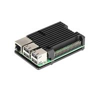 Unistorm Raspberry Pi 3 Model B+ Aluminum Case Metal Shell Black Enclosure Compatible with Raspberry Pi 3 Model B (Without fan)