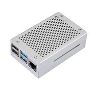 Unistorm Raspberry Pi 4 Case RPI 4 Aluminum Case RPI 4B Metal Shell Silver Enclosure for RPI 4 Model B (Silver)