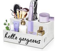UNISTYLE Hair Dryer Holder Countertop Hair Tool Blow Dryer Holder, Hair Accessories Organizer for Bathroom Decor Supplies Storage and Vanity Caddy for Styling Accessories
