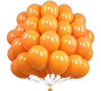 Unisun Orange Balloons, 50 Pcs 12 Inch Matte Party Balloons