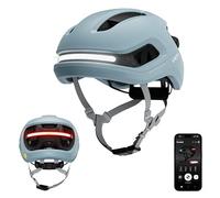 UNIT 1 Aura Hybrid Smart Bike Helmet | Urban & Road | MIPS | LED Front & Rear | Turn & Brake Light Compatible w/Remote | Crash Alert | E-Bike Fully Certified | Lightweight & Ventilated | App