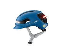 UNIT 1 Aura Hybrid Smart Bike Helmet | Urban & Road | MIPS | LED Front & Rear | Turn & Brake Light Compatible w/Remote | Crash Alert | E-Bike Fully Certified | Lightweight & Ventilated | App