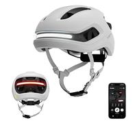 UNIT 1 Aura Hybrid Smart Bike Helmet | Urban & Road | MIPS | LED Front & Rear | Turn & Brake Light Compatible w/Remote | Crash Alert | E-Bike Fully Certified | Lightweight & Ventilated | App