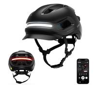 UNIT 1 Aura Hybrid Smart Bike Helmet | Urban & Road | MIPS | LED Front & Rear | Turn & Brake Light Compatible w/Remote | Crash Alert | E-Bike Fully Certified (Blackbird, Large (23.8" - 24.8"))