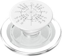 Unit Circle Black and White Math Nerds Equations & Formulas PopSockets PopGrip for MagSafe