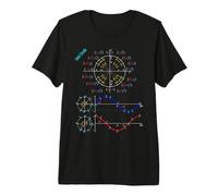 Unit Circle with Pi, Sine & Cosine for Maths & Physics Fans Premium T-Shirt