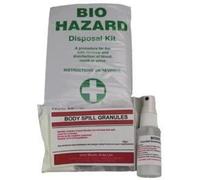 Unit Medic Aids RES030 Biohazard Body Fluid Spillage Clean Up Kit