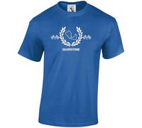 Unit Merch Unisex Formula 1 Silverstone Racing Track T-Shirt, Black, Navy Blue, Grey, Red, White, Purple, Royal Blue, Pink, Yellow, S-5XL & Kids (UK, Alpha, 4XL, Royal Blue)