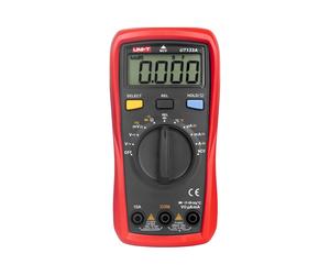 UNIT UT133A Digital Multimeter Current Meter AC/DC 10A 600V Ω HZ NCV Temperature