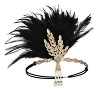 Unit, Vintage Charleston Headband With Pearls And Rhinestones, Accessory