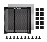 UniTak3D Honeycomb Laser Bed 300 x300 mm Working Table for S1/RAY5 Engraver,Fast Heat Dissipation and Desktop Protection with Aluminium Plate(Working Area:10.245x10.24in)