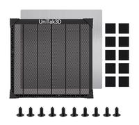 UniTak3D Honeycomb Laser Bed 440x440mm Working Table for for XTool D1/D1 Pro/S9/S10/S30 Pro/RAY5 Engraver Fast Heat Dissipation and Desktop Protection with Aluminum Plate Working Area 400x400mm