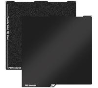 UniTak3D Kobra 3 PEI Build Plate 256x268mm Printing Platform Double Sided Flexible PEI Textured+Smooth Sheet Black Printing Bed Compatible with ANYCUBIC Kobra 3 and Kobra 3 Combo 3D Printers