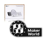 UniTak3D Makerworld MH011 3D Printed Clock Creative Model Components 3D Printer DIY Parts-Compatible with Bambu Lab P1P/P1S,A1,X1/X1C/X1E 3D Printers-Prints NOT included