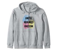 Unite Against Racism T Shirt | Anti Trump & No Racism Zip Hoodie
