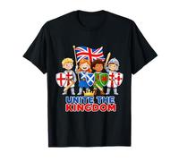 Unite The Kingdom 2026 Four Nations Knights Union Jack Flag T-Shirt