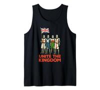 Unite The Kingdom. Union Jack Knights Retro Tank Top