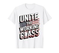 Unite The Working Class Union American Flag Patriot Protest T-Shirt
