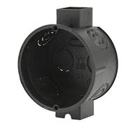 Unitec 40909L Flush-Mounted Switch Box 40 mm Black