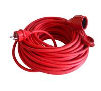 Unitec 44590 Rubber Extension Cord H05RR-F 3G1.5 mm² 25 m Red