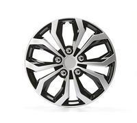 Unitec 75569 Daytona Wheel Trims, Set of 4, Black / Silver, 16 inches