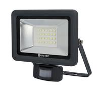 Unitec LED Floodlight Spotlight Anthracite IP44 21W Cold White 6500K Motion
