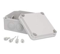 UNITEC surface-mounted junction box, junction box, installation housing, 121 x 121 x 68 mm, splash water and dust protection according to IP 65, screw-on lid
