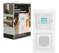 Unitec UP Radio Touch Bluetooth Clock Alarm Timer Remote Display Flush Mount