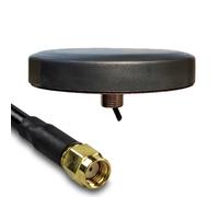 UniteCom 2.4GHz & 5GHz Dual Band Wi-Fi Puck Antenna 3 Meter Cable RP-SMA Connector Broadband Internet 5.8 Waterproof Outdoor Indoor Rugged Anti Vandal 802.11AC AX WIFI 6