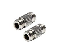 UniteCom 2 x N-Type Female to N-Type Female Low Loss Adapters Straight Socket RF Coax Antenna Barrel Connector Gender Changer 4G 5G Wi-Fi LoRa Helium UHF VHF