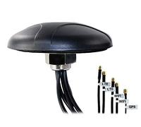 UniteCom 5in1 Heavy Duty Outdoor Combo LTE 4G 5G & Wi-Fi & GPS Antenna Combination Rugged Anti Vandal External Waterproof IP67 Combi - Buildings, Camping, Vehicle, Car, Caravan, Camper Van