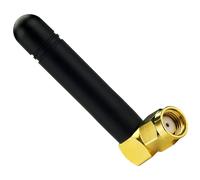 UniteCom LoRa Helium HNT 868MHz 2.5dBi Antenna Fixed 90 Degree RP-SMA Male Connector Omni Directional Black IoT LoRaWAN Aerial LPWAN Indoor Outdoor Crypto Mining RAK Syncrobit Bobcat Nebra Gateway